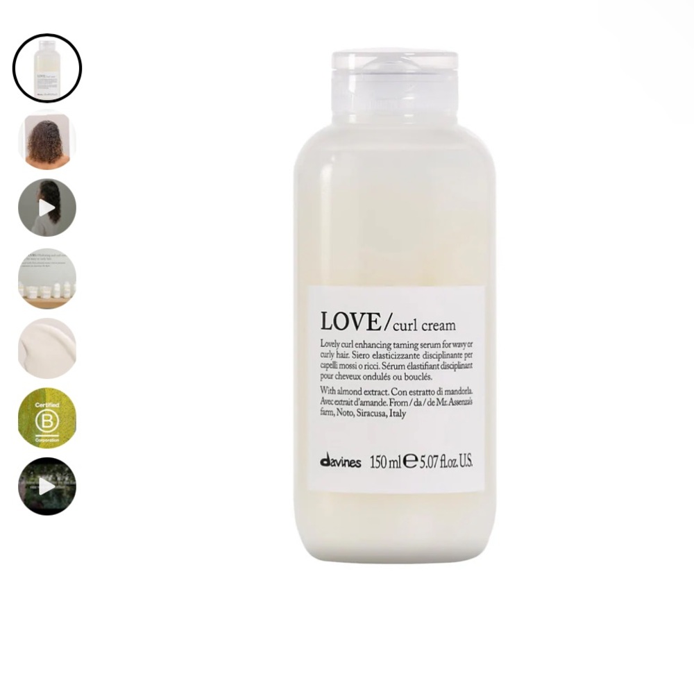 Davines LOVE Curl Enhancing Taming Serum NEW